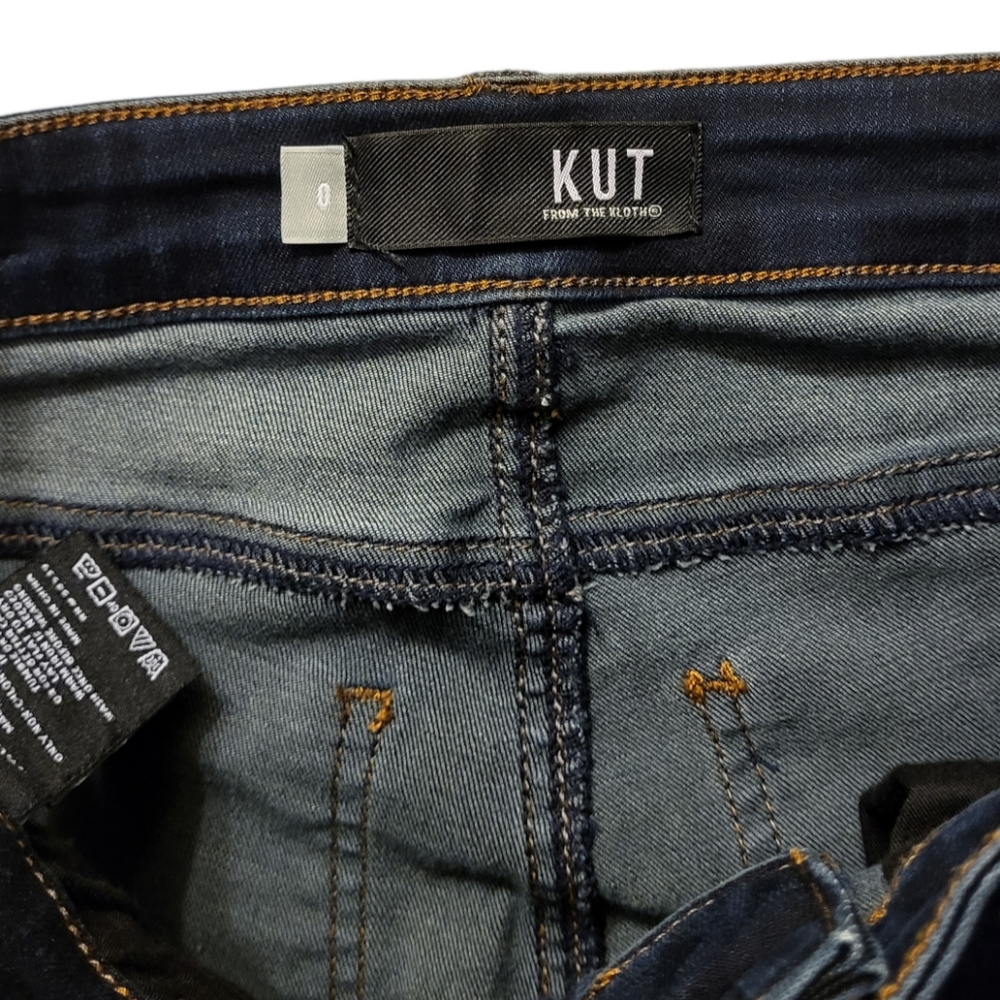 Kut from the Kloth Diana Skinny High Rise Jeans in Dark Indigo - Picture 4 of 7